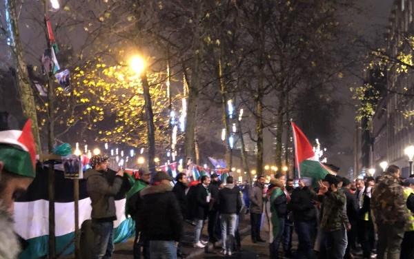 Demonstration in Brussels condemns US move on Jerusalem