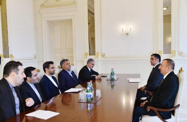 President Aliyev receives delegation led by Iranian ICT minister (PHOTO)