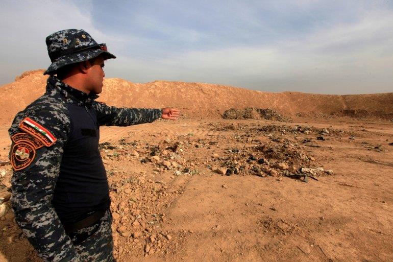 Two mass graves found in Yazidi district of Iraq