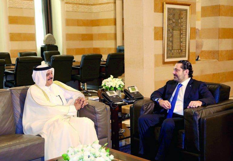 Lebanese Prime Minister meets Qatari envoy