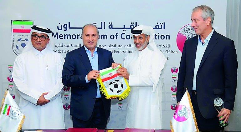 Qatar and Iran join hands for development of football