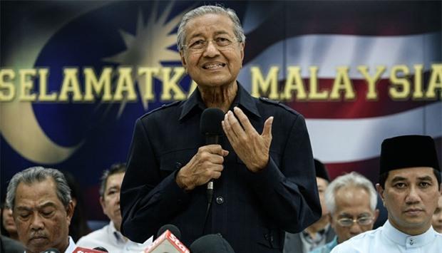 Qatar- Malaysian alliance names Mahathir as PM candidate