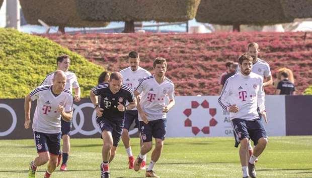Bayern conclude winter training camp at Aspire
