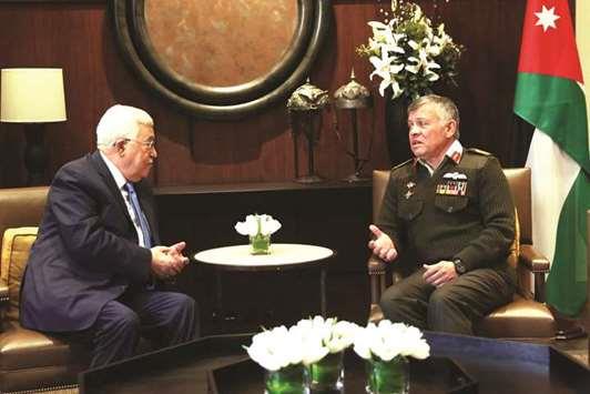 Jordan king urges world to back Palestinian rights