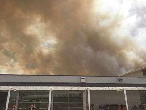 Firefighters in keen battle near Newcastle airport