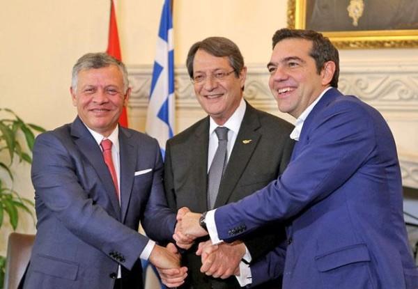 Jordan, Cyprus, Greece launch strategic partnership at trilateral summit