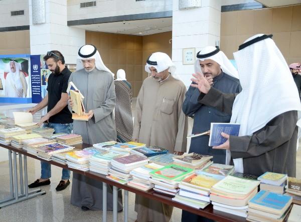 Used books bazaar open to public at Kuwait Nat'l Library