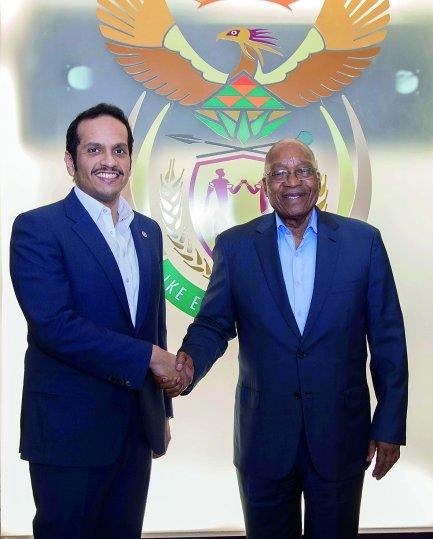 Emir sends verbal message to South Africa