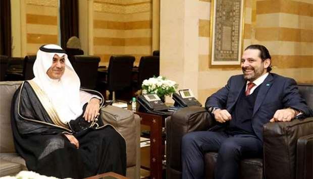 Saudi envoy invites Lebanon's PM Hariri to kingdom