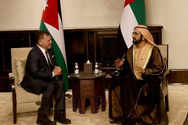 King meets vice president of the United Arab Emirates