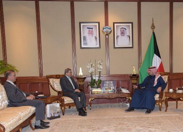Kuwaiti Cabinet Min. hosts Iraqi, Turkish envoys