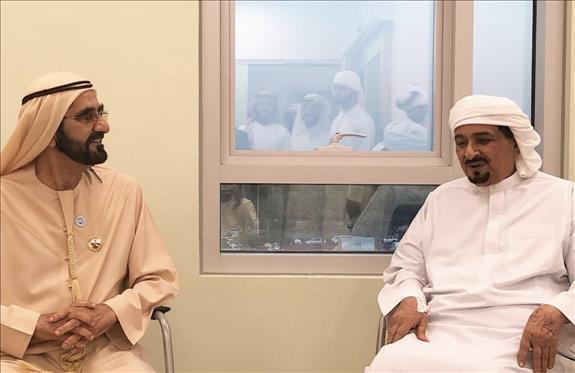UAE- Photos: Sheikh Mohammed meets Ajman Ruler after successful surgery