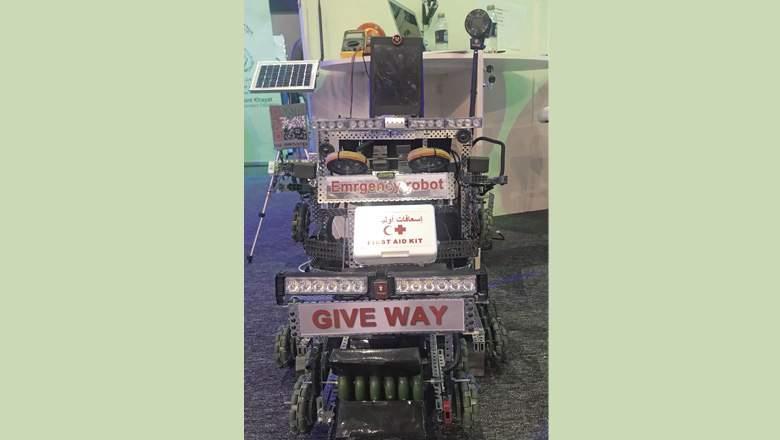 'Emergency Robot' wins grand prize at Dubai's NSTI Festival