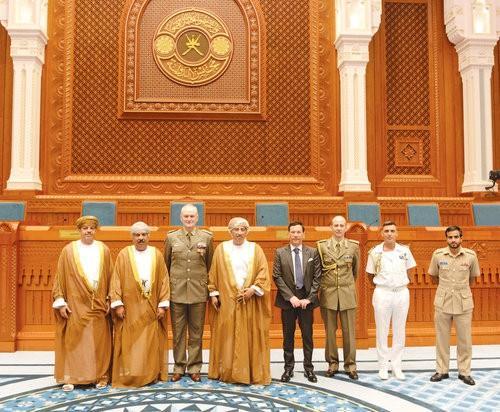 Oman- State Council hosts Italian defence higher studies centre delegation