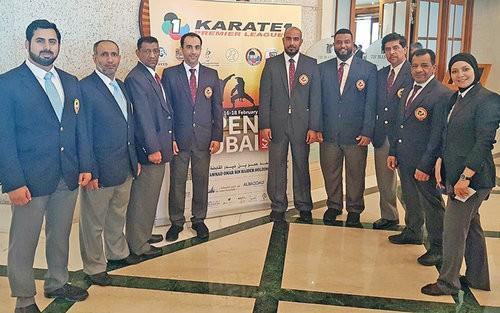 Omani referees at Dubai karate meet