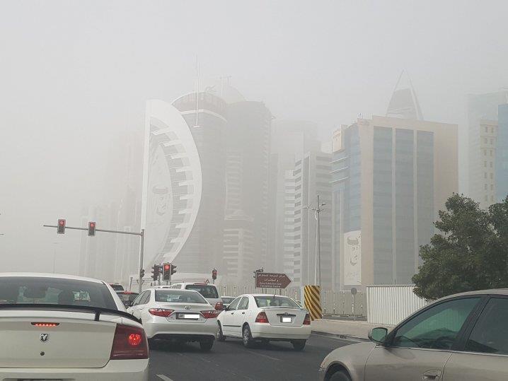 Qatar- Meteorology warns of strong wind and poor visibility