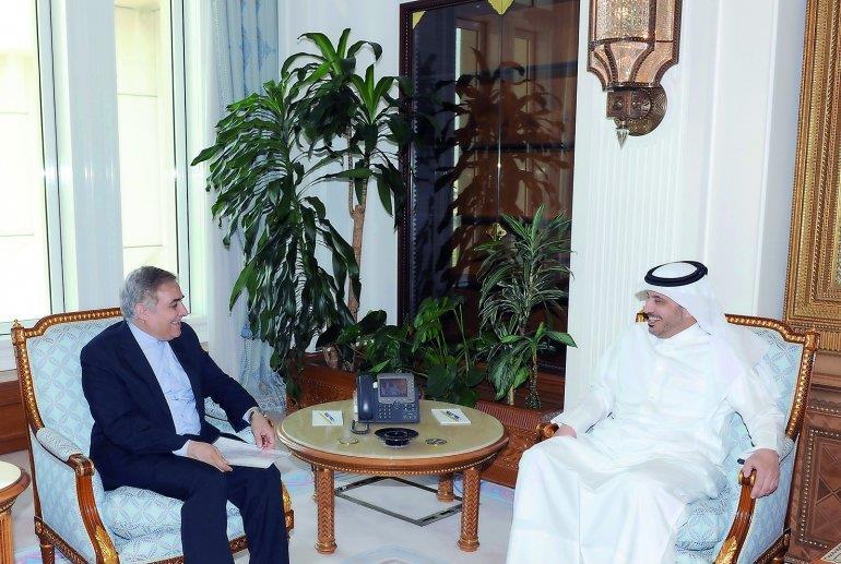 Qatar- Prime Minister meets Iranian Ambassador