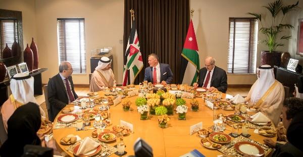 Jordan- King Abdullah Receives UAE Foreign Minister