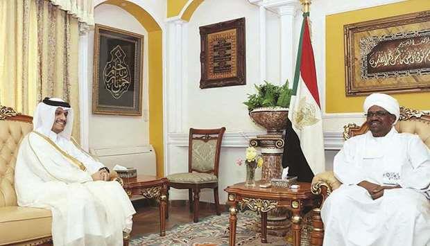Emir sends message to Sudan leader