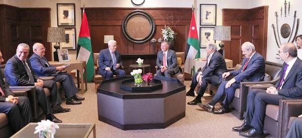 King renews support for Palestinians as they pursue rights
