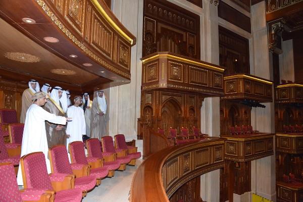 Kuwait- His Highness Amir's Envoy visits Oman's opera