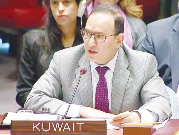 Israel is not qualified for UNSC membership, says Kuwait envoy