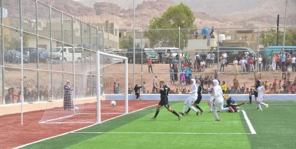 Residents of Ghor Safi rejoice over brand new football field