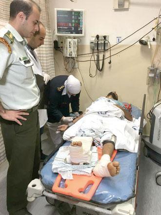 Seriously injured Gazans receive treatment at King Hussein Medical Centre