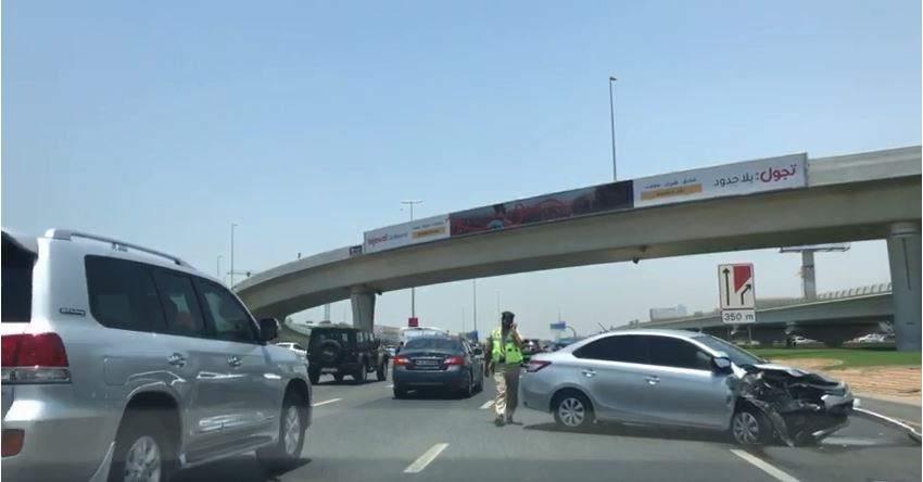 Accident on Sheikh Zayed road obstructs Dubai traffic
