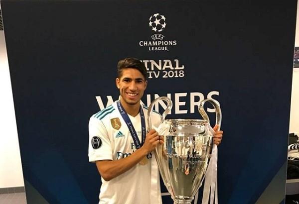 Achraf Hakimi Becomes First Moroccan Footballer to Win Champions League