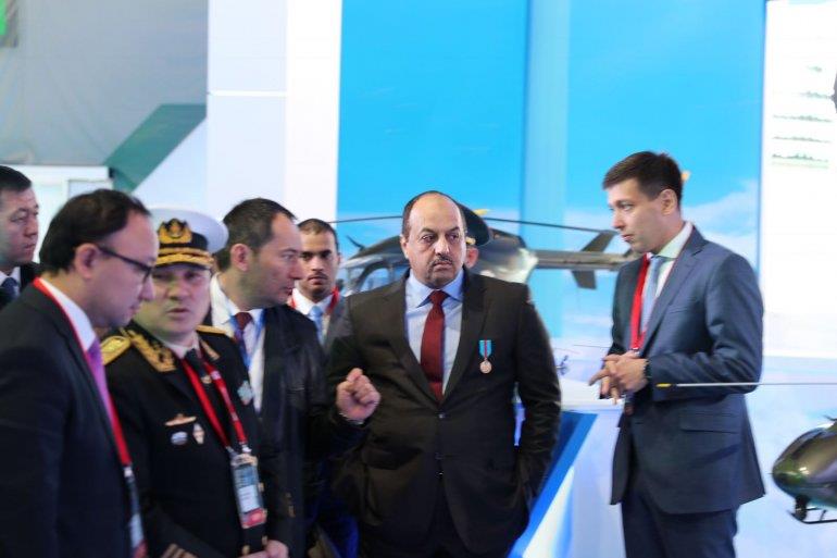 Qatar- Deputy PM and Defence Minister attends KADEX 2018 Opening