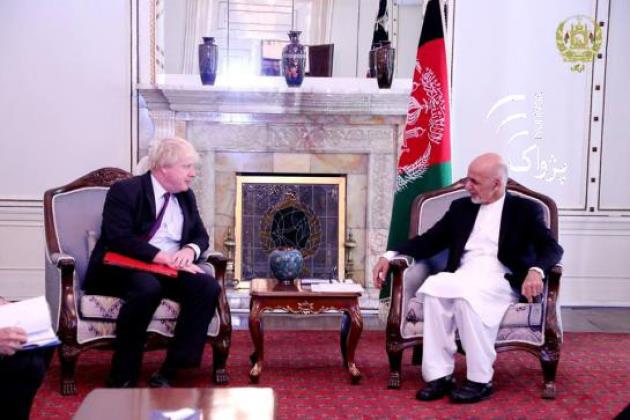 Afghanistan- Johnson Meets Afghan Leaders on Security, Counter Terror