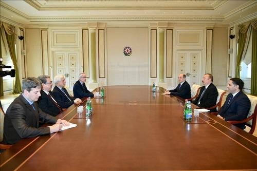 Azerbaijani president receives delegation led by Algerian justice minister