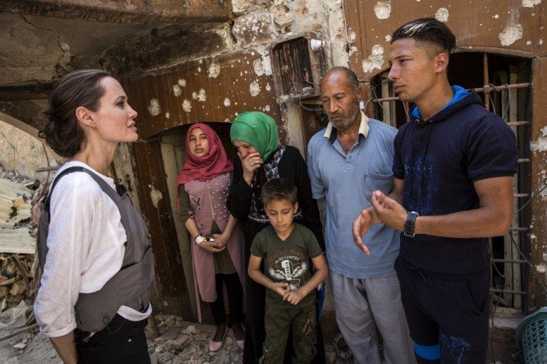 In Iraq, Angelina Jolie calls for focus on conflict prevention