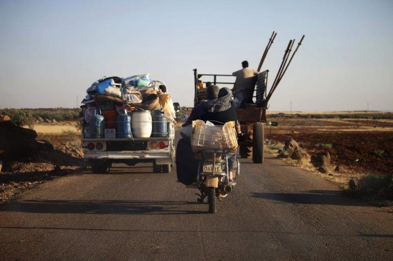 Civilian exodus as Syria troops advance in south