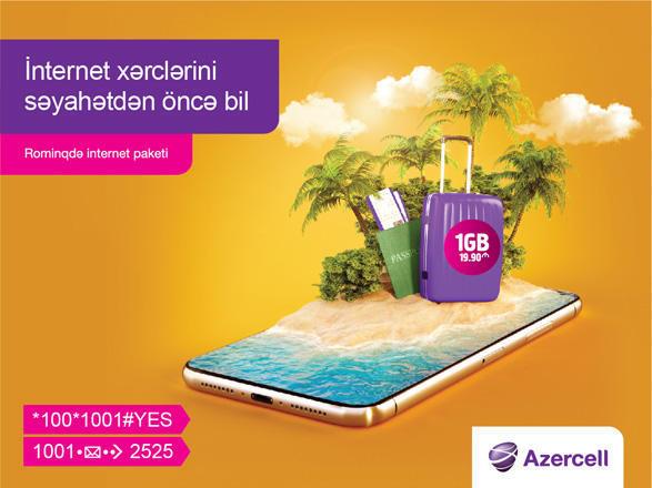 Azercell launching new Internet Roaming Pack