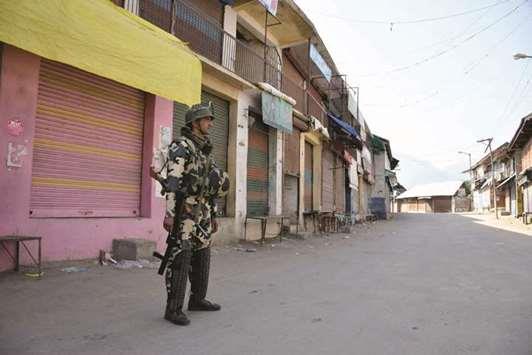 Qatar- Kashmir in lockdown amid fears of unrest