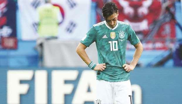 Bierhoff admits mistakes over Ozil at World Cup Germany%E2%80%99s Mesut Ozil was slammed on social media for woeful displays in shock group stage defeats to Mexico and South Korea.