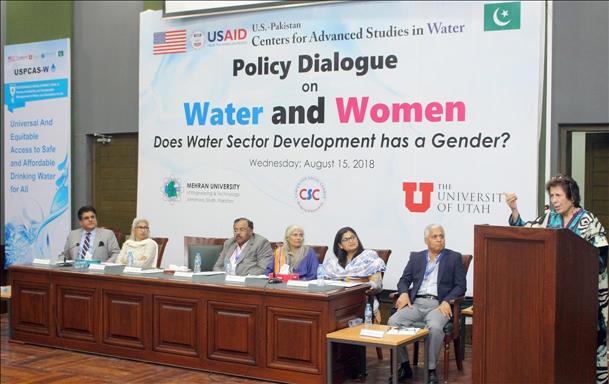 Policy Dialogue on Water and Women held at MUET Water Center