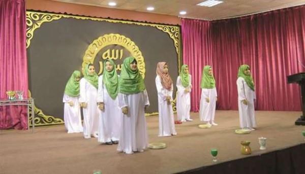 PSSC holds Qir'aat, Naat competition BEGINNING: Young students reciting Naat while opening the competition. Photos by Thajudeen