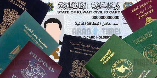 Kuwait Civil Id Name Should Match Name On Passports Officials - 