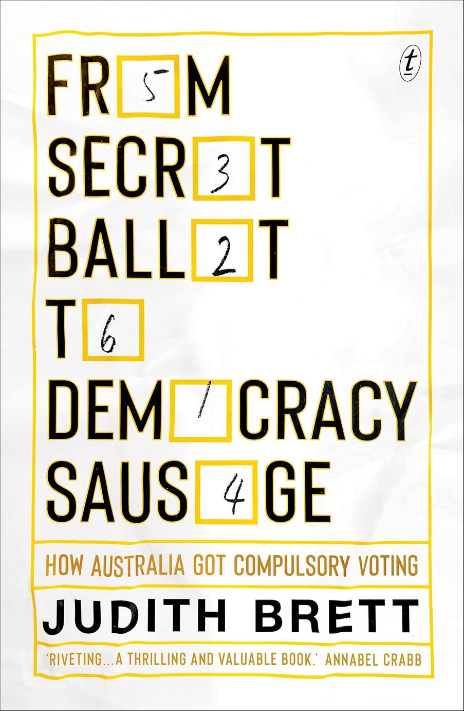 Book Extract From Secret Ballot To Democracy Sausage Menafn Com