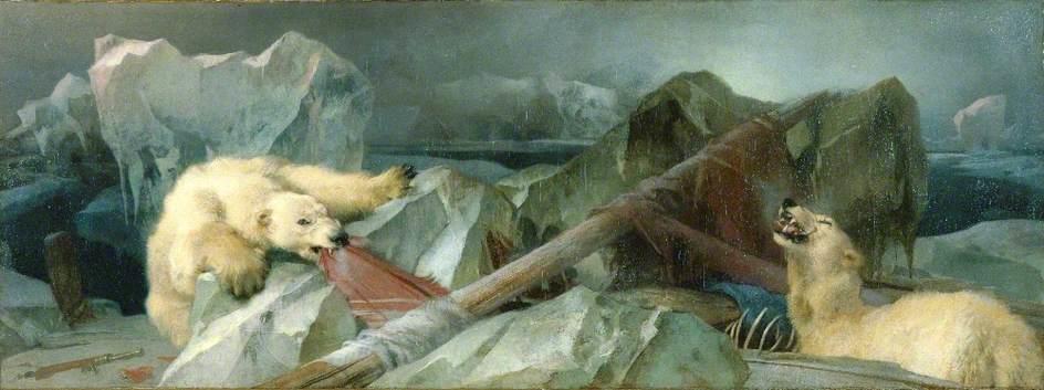 The haunted painting of fabled Franklin ship discovered in the Canadian Arctic