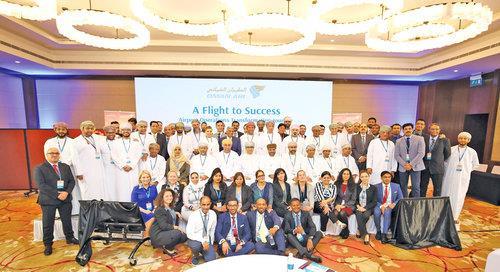 Oman Air conference reviews contribution of airport managers