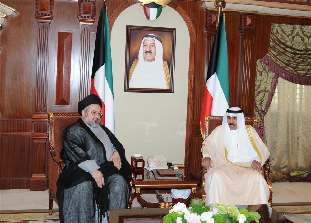 Kuwait-  His Highness Crown Prince receives Iraqi figure