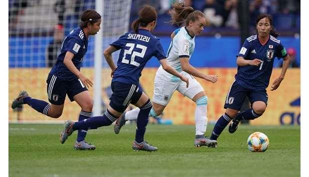Image result for Argentina holds Japan to a goalless draw