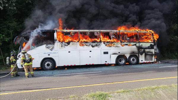 Image result for Bus burning images