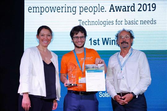 Egypt- SOLshare wins first prize in Siemens Stiftung's competition to empower people
