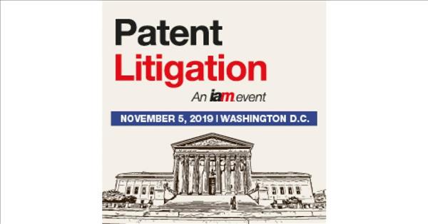 USPTO Director and Leading IP Experts to Share Insights at IAM's Patent Litigation 2019