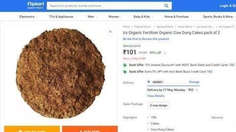 India Now Buy Cow Dung Cakes In New Jersey For 3 Menafn Com